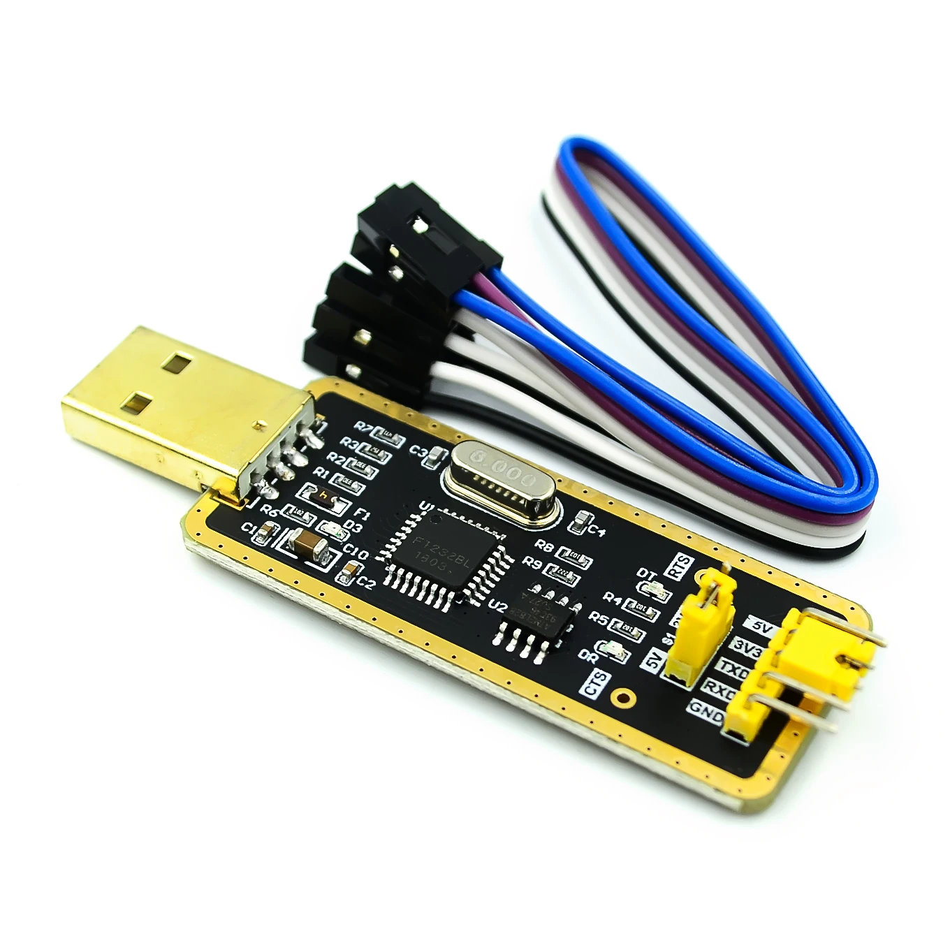 FT232 FT232BL FT232RL USB 2,0 к ttl кабель для загрузки уровня последовательная плата адаптер Модуль 5 в 3,3 В дебюгер до 232 поддержка win10