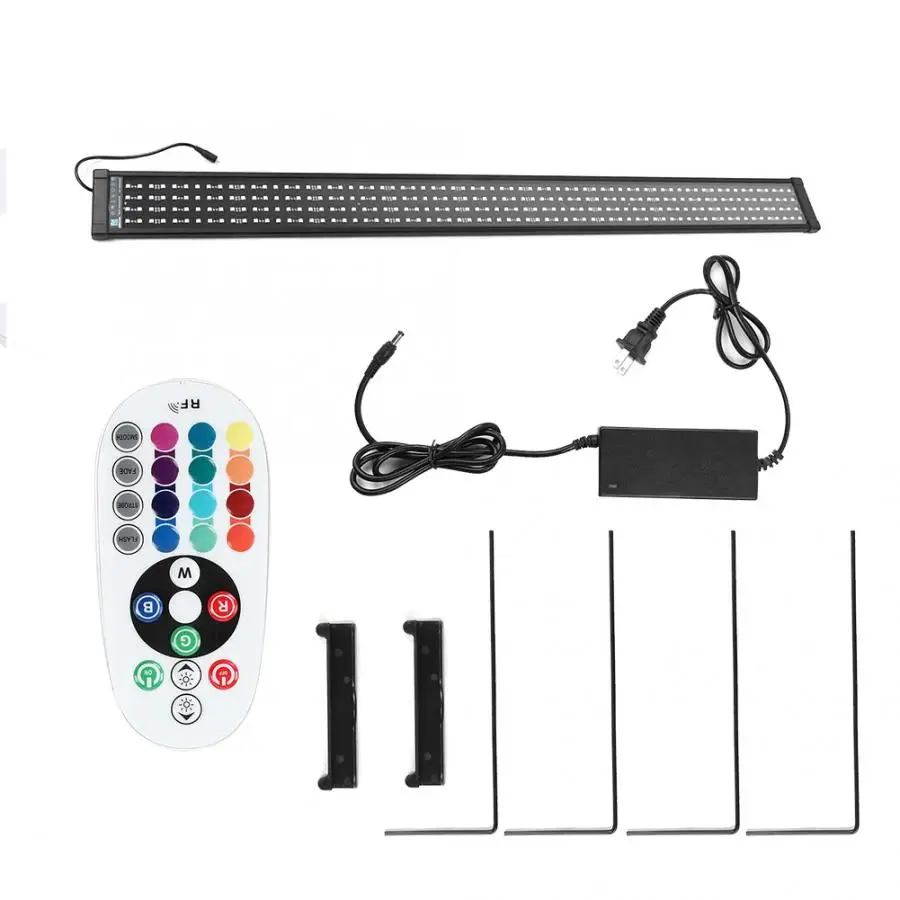 

RGB LED Aquarium Light Fish Tank Lamp with Remote Control EU Plug AC100-240V LED Aquarium Lights