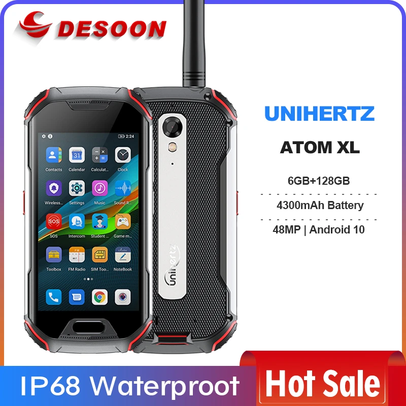 激安大特価！】 Unihertz Atom L 6GB 128GB タフネススマホ アンドロイド10 4300mAhバッテリー 48 MPカメラ 