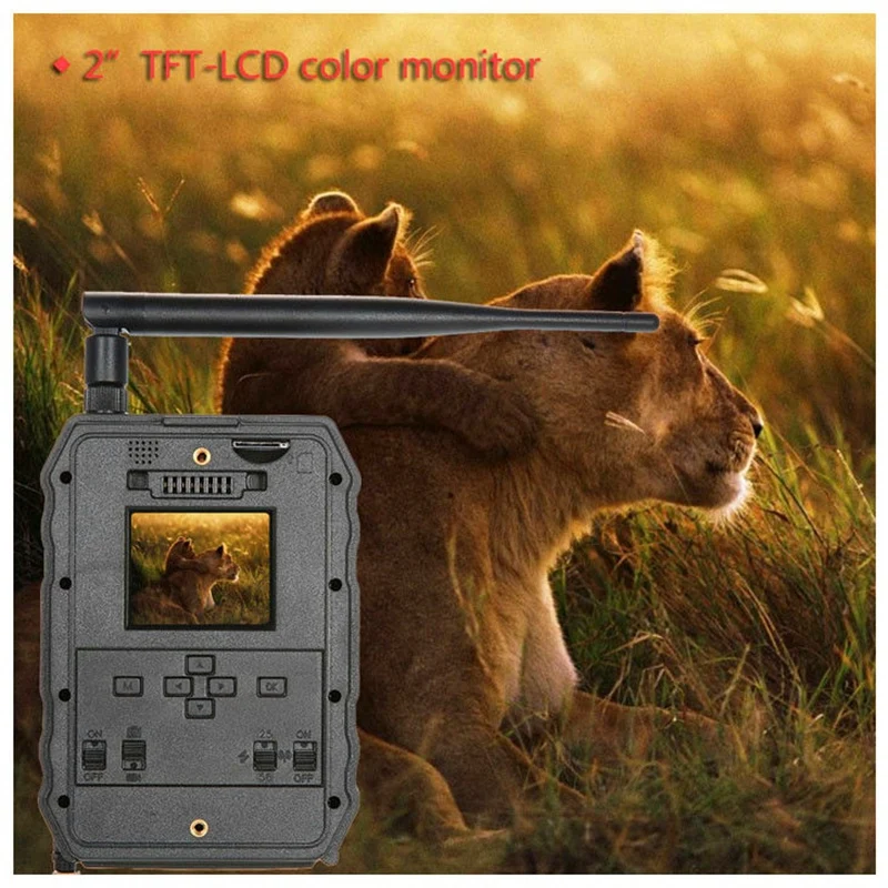 PPYY новая-Трейл игровая камера, S880G 12Mp Hd 1080P Цифровая охотничья камера 940Nm Трейл игровая камера 3g сеть Sms/Mms ночное видение