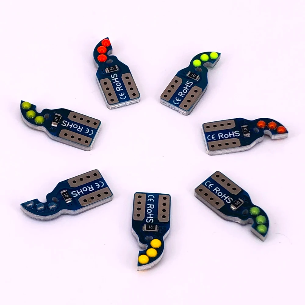 100PCS 2021 ֽ W5W Led T10 ڵ  COB 6000K ڵ ڵ ȣ   б DRL  Ÿ 12V