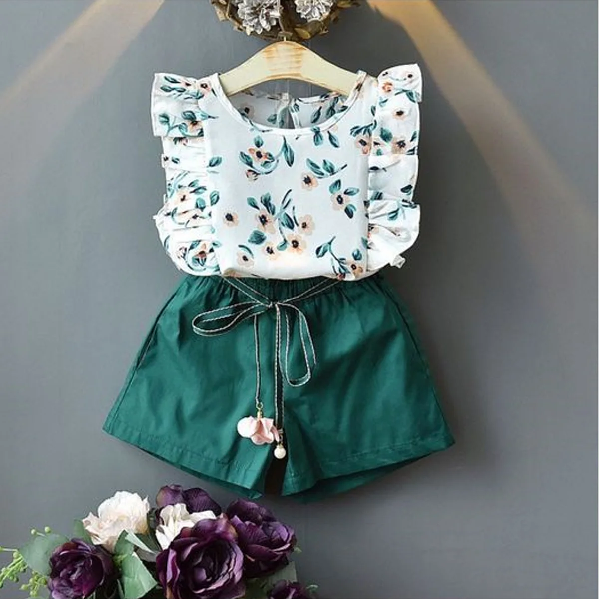 green colour dress for baby girl