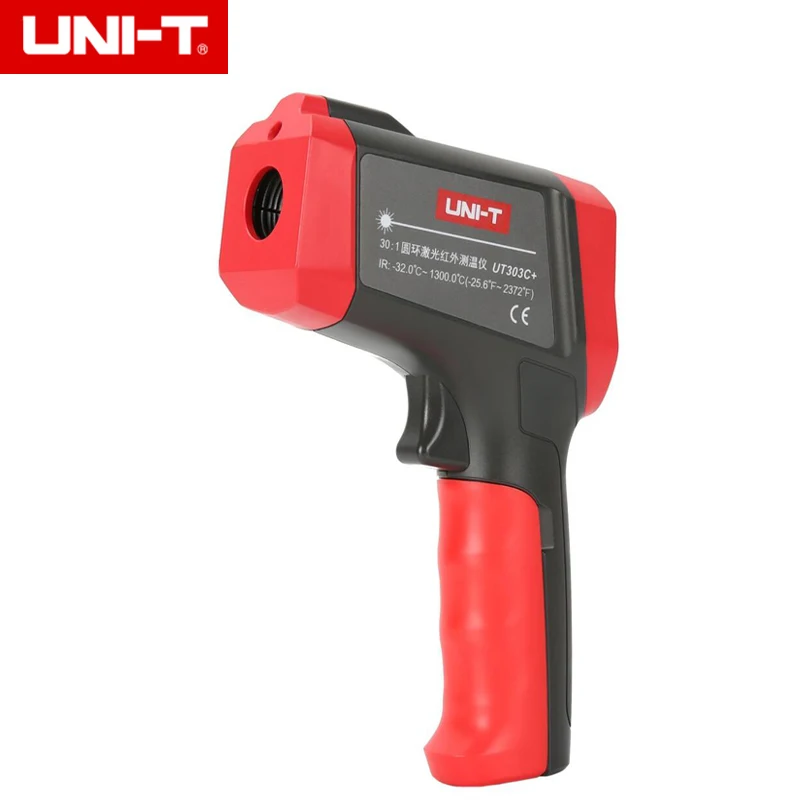 UNI-T UT303C+ 30: 1 высокая точность инфракрасный термометр лазер Температура пистолет измеритель-32~ 1300 градусов
