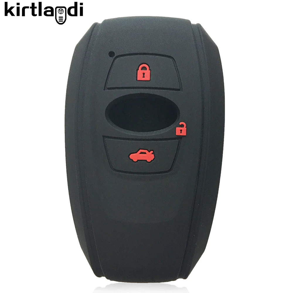 3 buttons silicone key holder keychain protective for Subaru XV SV Forester BRZ accessori car key case cover key case key case cover car key shell