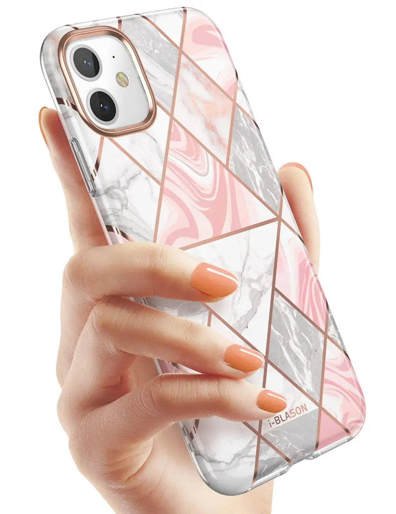 i-Blason For iPhone 11 Case 6.1 inch( Release) Cosmo Lite Stylish Hybrid Premium Protective Slim Bumper Marble Back Cover