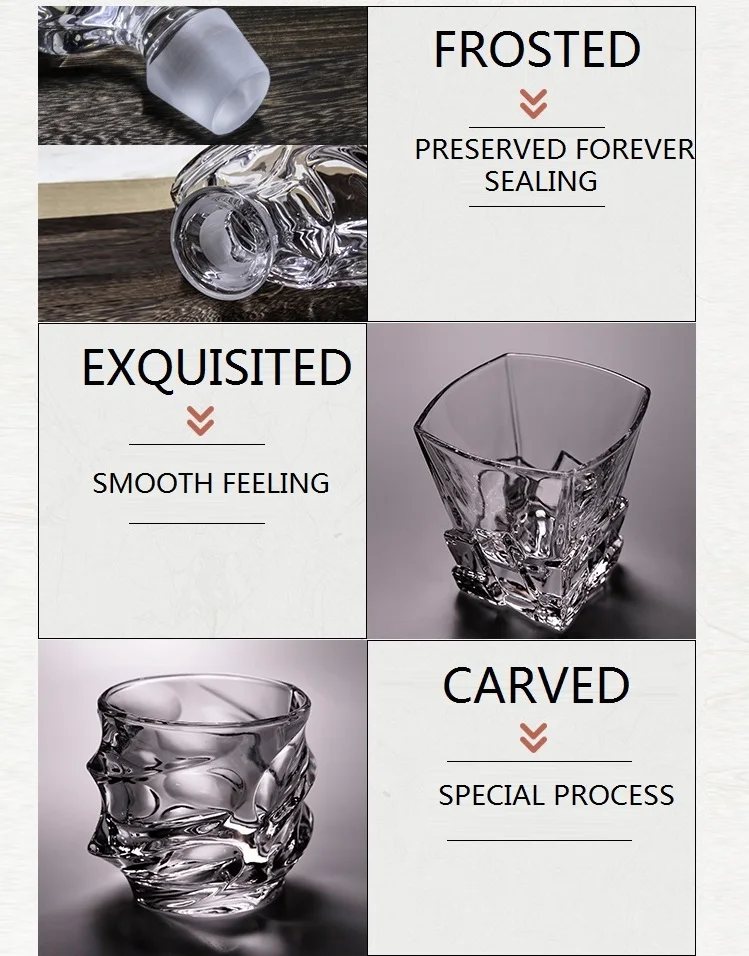 ULKNN Grande Bling Диаманте фляжка для виски наборы графин фляга для виски стакан из прозрачного стекла винные контейнеры XO водка посуда для напитков
