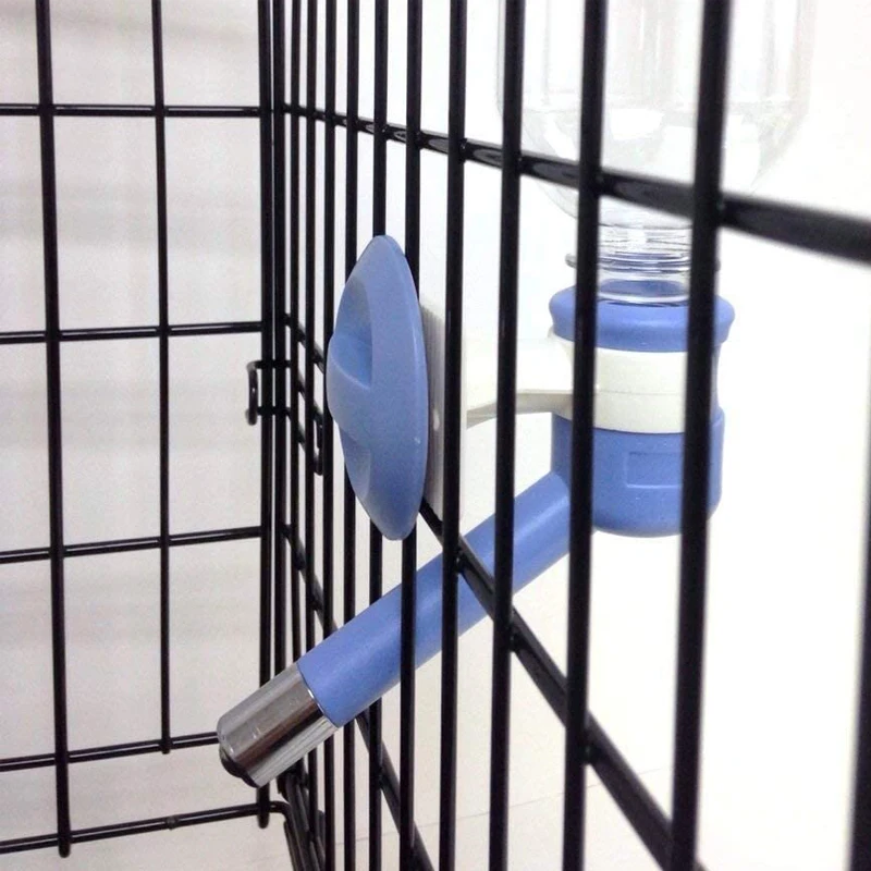 250/500ML No Drip Dog Water Bottle Best Animals Wire Cage Dispenser