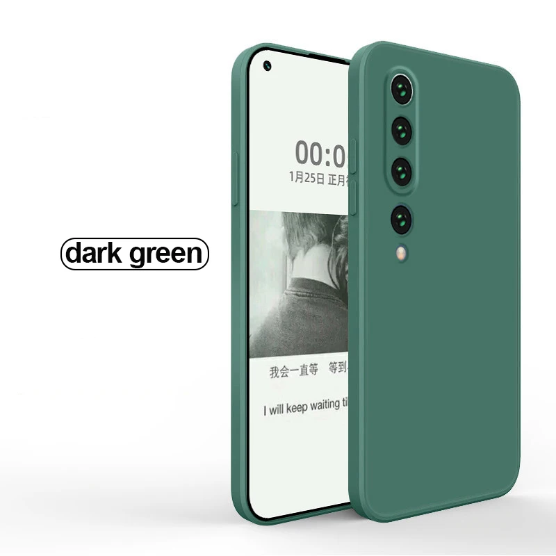 glass flip cover mi 10 pro mi10 mi 10Pro 5g Case Liquid Silicone Shockproof Soft Camera Protection Full Cover For Xiaomi mi 10 pro mi10 mi 10Pro waterproof phone bag Cases & Covers