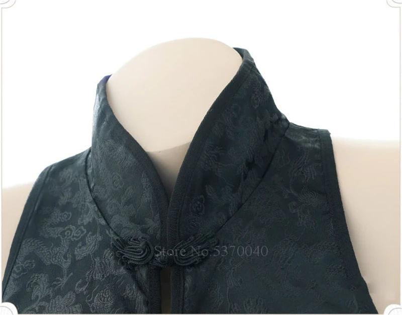 Китайский Чонсам девушка Сексуальная Qipao пижамы женский черный Бандаж с вырезами Мини платье Кружева пижамы купальный халат аниме косплей костюм