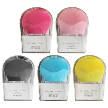 

Electric Face Cleansing Facial Silicone Rechargeable Cleanser Skin Care Tool Y98B