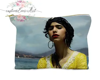 

Mica Arganaraz cosmetic bag personalized small makeup bag funny makeup organizer toiletry bag zipper pouch