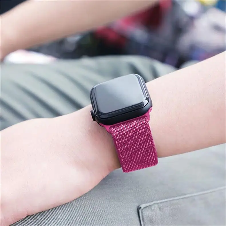 Ремешок для apple watch 5 4 ремешок 44 мм 40 мм Correa 42 мм 38 мм iwatch 5 4 3 2 нейлоновый браслет pulseira ремешок для часов