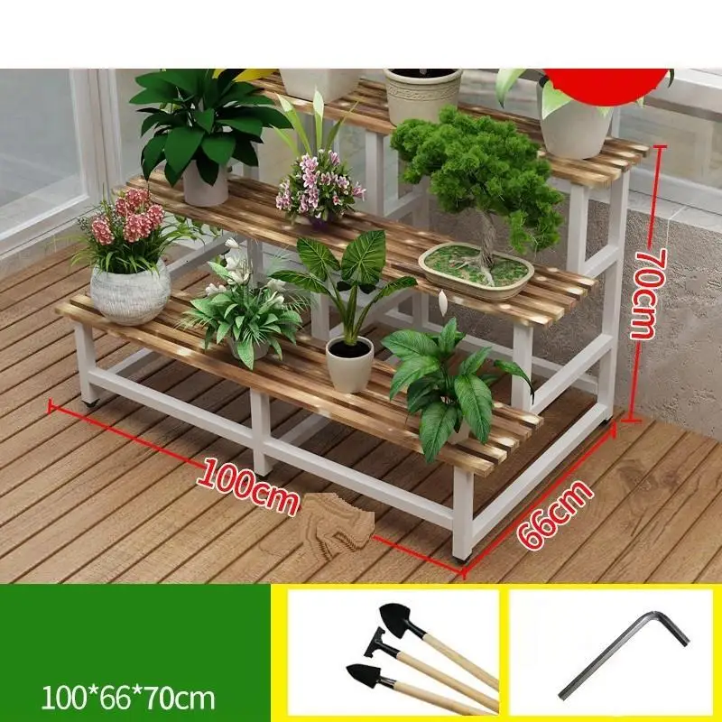 Version M Крытый для Repisa Estante Para Plantas горшок плантенреккен лестница гостиная балкон Dekoration открытый цветок стенд завод полка - Цвет: Version M