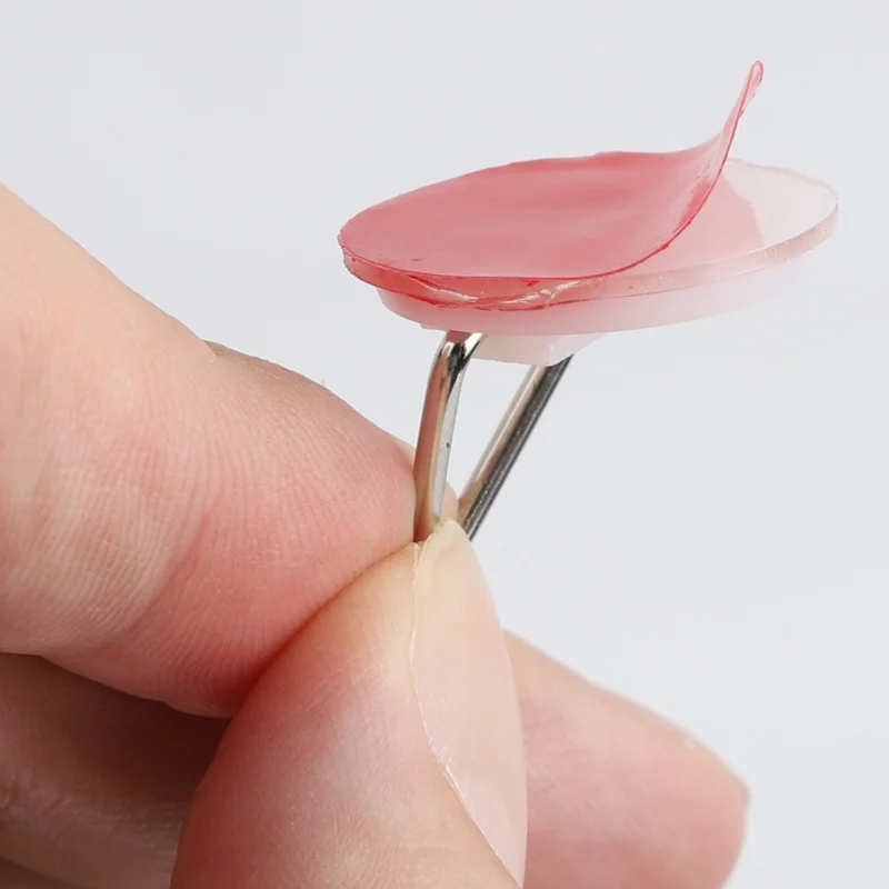 20 шт. маленькая круглая невидимая тарелка набор крючков портативная