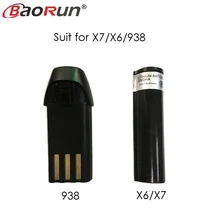 Сменный аккумулятор для BAORUN X7 X6 938, профессиональный триммер для волос, электрическая машинка для стрижки волос, аккумулятор