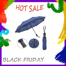 Ветрозащитный складной автоматический зонт от дождя для женщин, ветрозащитные зонты от дождя для мужчин, 3 складных зонта с 8/10 ребрами