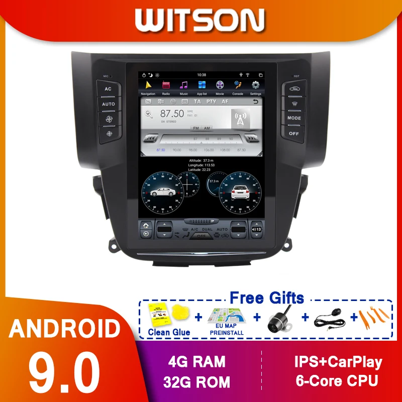 Вертикальный экран WITSON в стиле Tesla Android 9 0 для NISSAN SYLPHY 2012- 2016 автомагнитола
