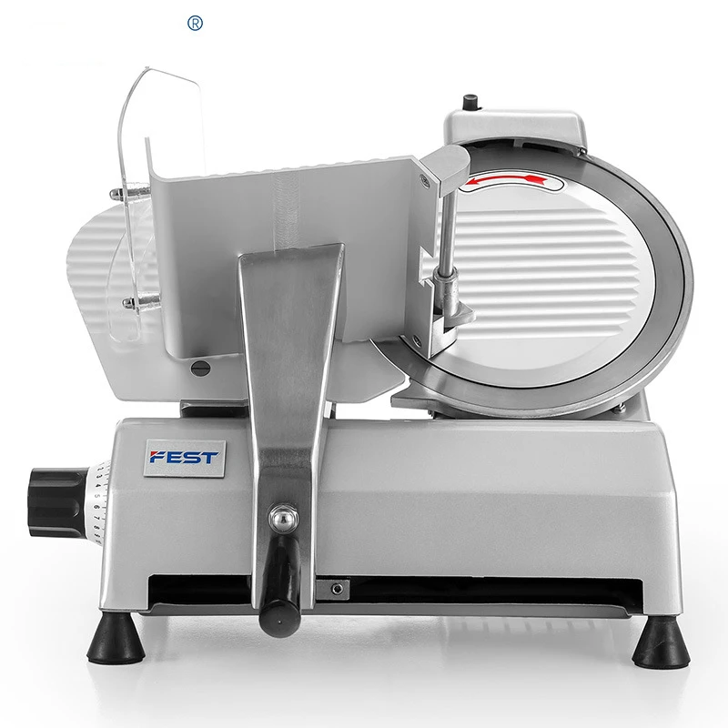 NEW Electric meat slicer Frozen meat slicer Cutting meat machine Semi-automatic Beef/Lamb slice machine 10 inch Slicing Maker 6