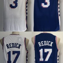 Мужская Высокая Школьная майка сшитая Размер S-XXL Allen JJ Redick Iverson 3 17