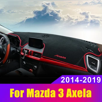 

Car Dashboard Cover DashMat Sun Shad Pad NON-Slip Carpet ANti-UV LHD for Mazda 3 Axela 2014 2015 2019 Accessories