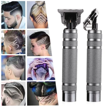 

1 set KM-1974B KM-1996 Professional T Cordless Baldheaded Hair sculpture Hair Clipper Metal Blade Hairdressing Kit Hair Trimmers