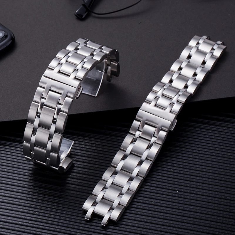OTMENG ремешок для часов из нержавеющей стали 22 мм 23 мм 24 мм подходит для Tissot 1853 серии Кутюрье T035 ремешок для часов браслет