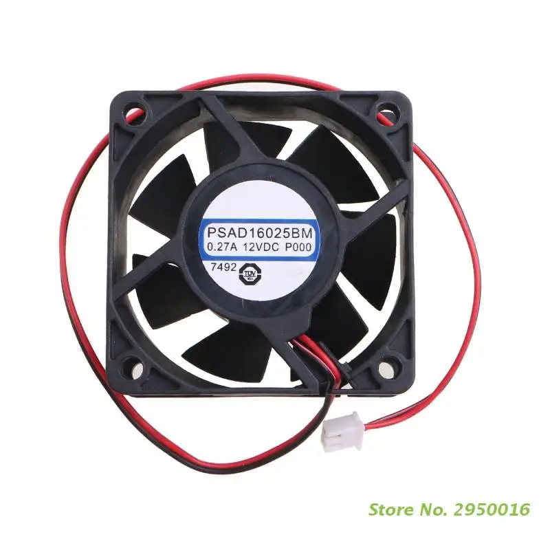 

12V DC CPU Case Cooling Fan Upgraded Computer Case Cooling 60X60X25 mm Sleeve for Radiator CPU Cooler Computer