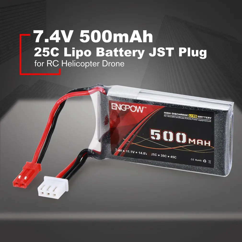 ENGPOW 11.1V 1500mAh 25C 3S 1P Power Lipo Battery T Plug Rechargeable for RC Racing Drone Quadcopter Helicopter Airplane