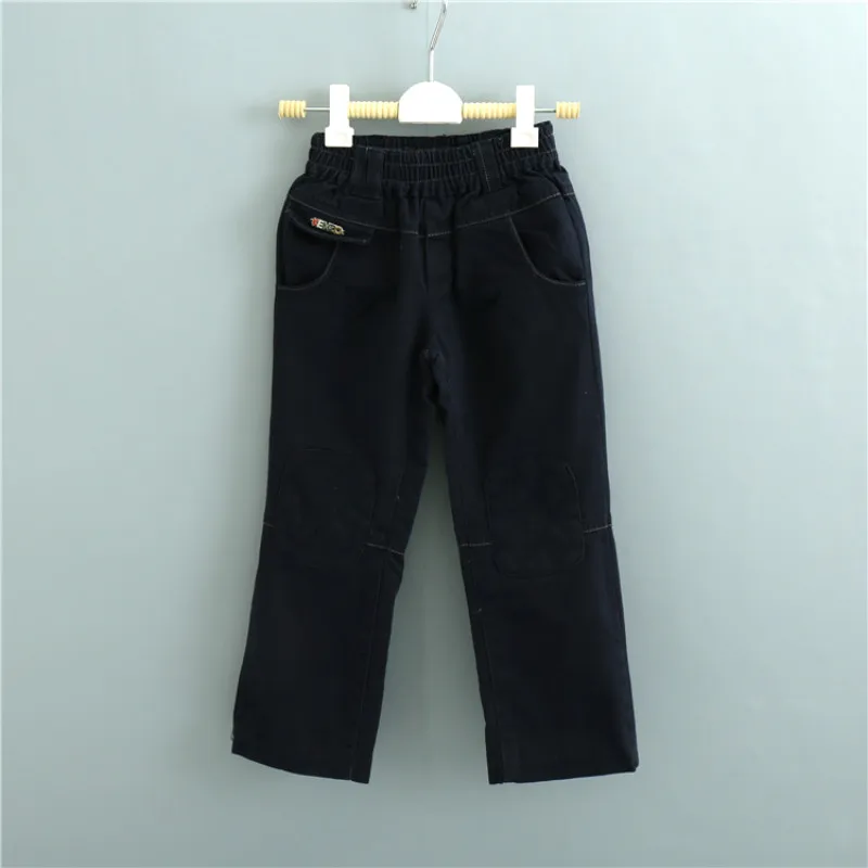 

Spring and Autumn New Children's Pants 2-8Y kids Boy Pure cotton thick solid trousers