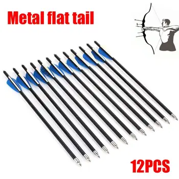 

Arrows Detachable Hunting Arrow Shooting Dress Up Props FRP 12pcs Outdoor Sports Bowstring Practice Arrows Archery Field