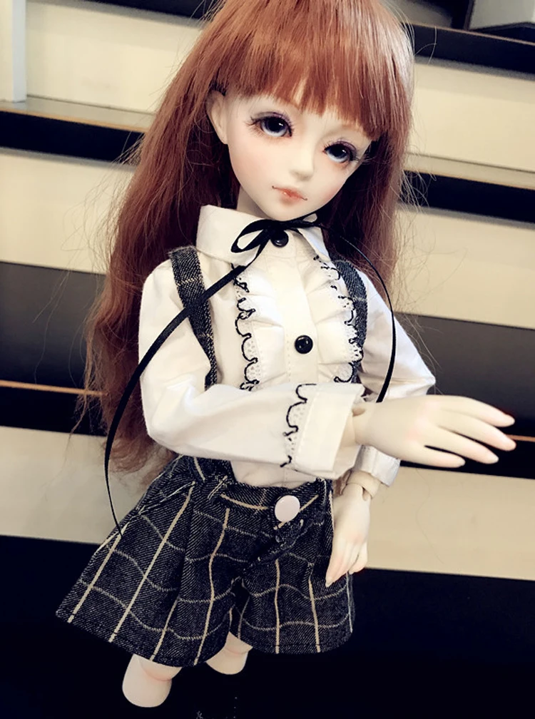 BJD Кукла Одежда подходят для 1/3 1/4 1/6 MSD размер кукла lapolaka/Британская школьная форма-костюм и юбка аксессуары для куклы