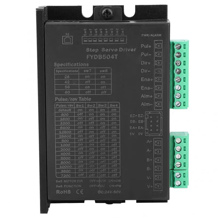 Драйвер шагового двигателя Nema 2 фазы Закрытая петля Автоматическая регулировка