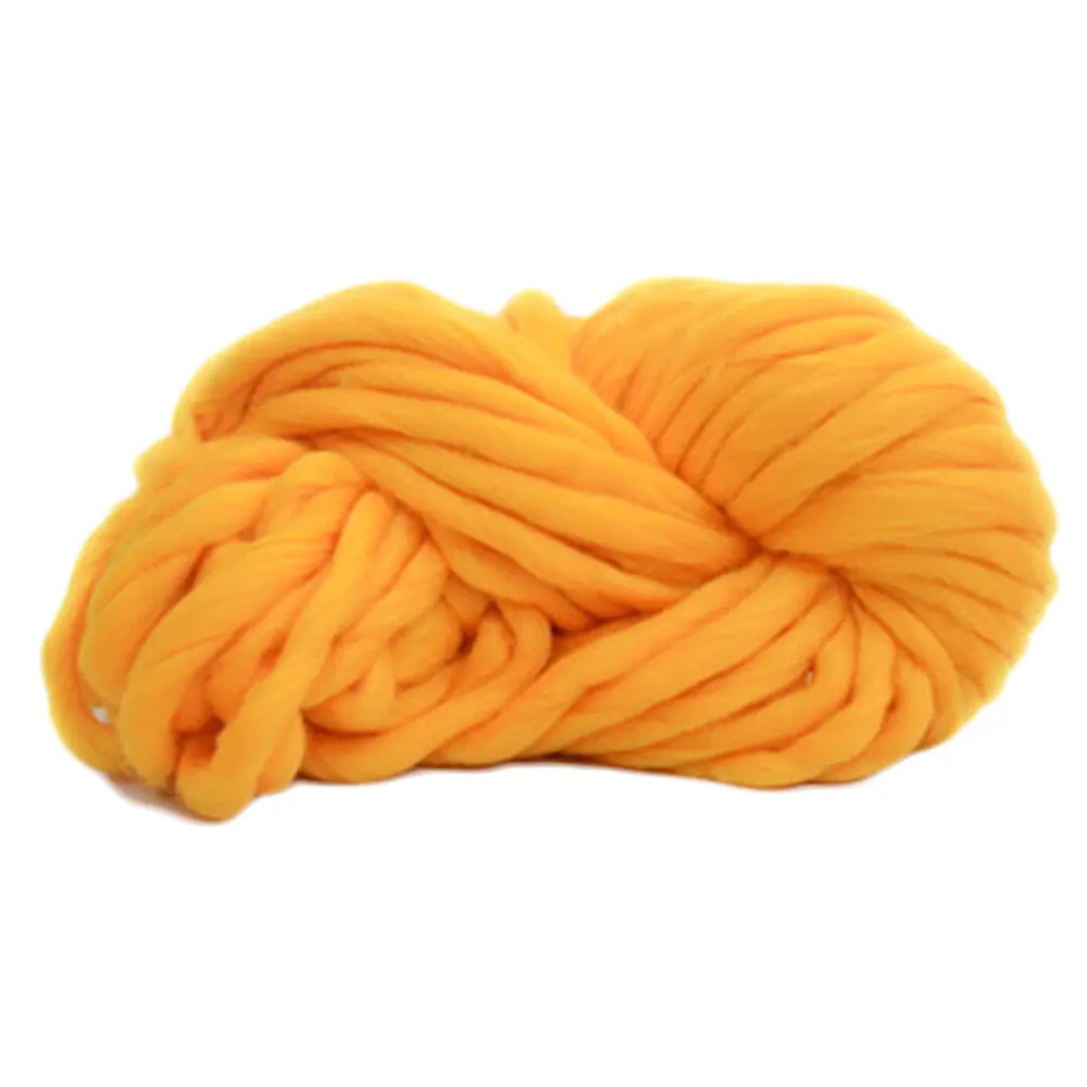 chicken yellow 250 г DIY массивная шерстяная пряжа из исландской объемной вязальной шерсти ручной работы Удобная - Цвет: chicken yellow