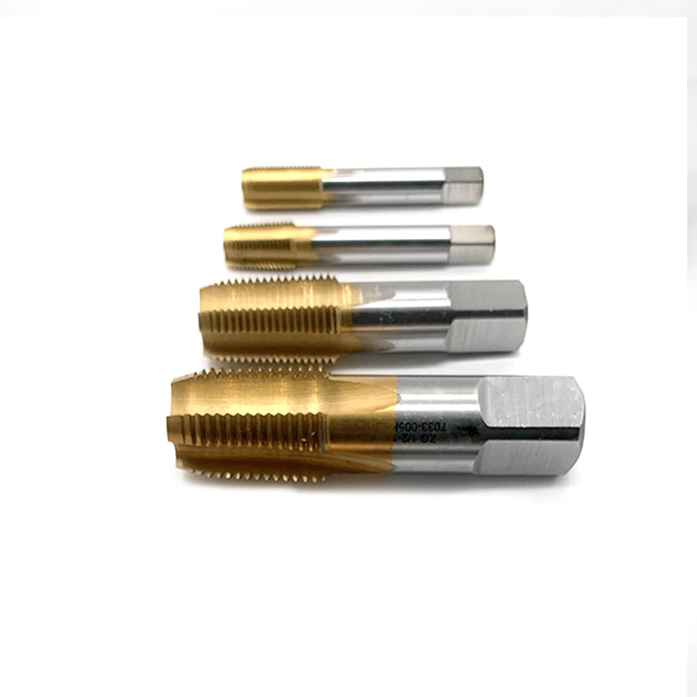 

TIN HSS American Tapered Pipe thread Tap NPT1/8 NPT1/4 NPT5/8 Straight Flute Pipe screw Thread taps NPT 1/8 1/4 3/8 1/2 5/8 3/4