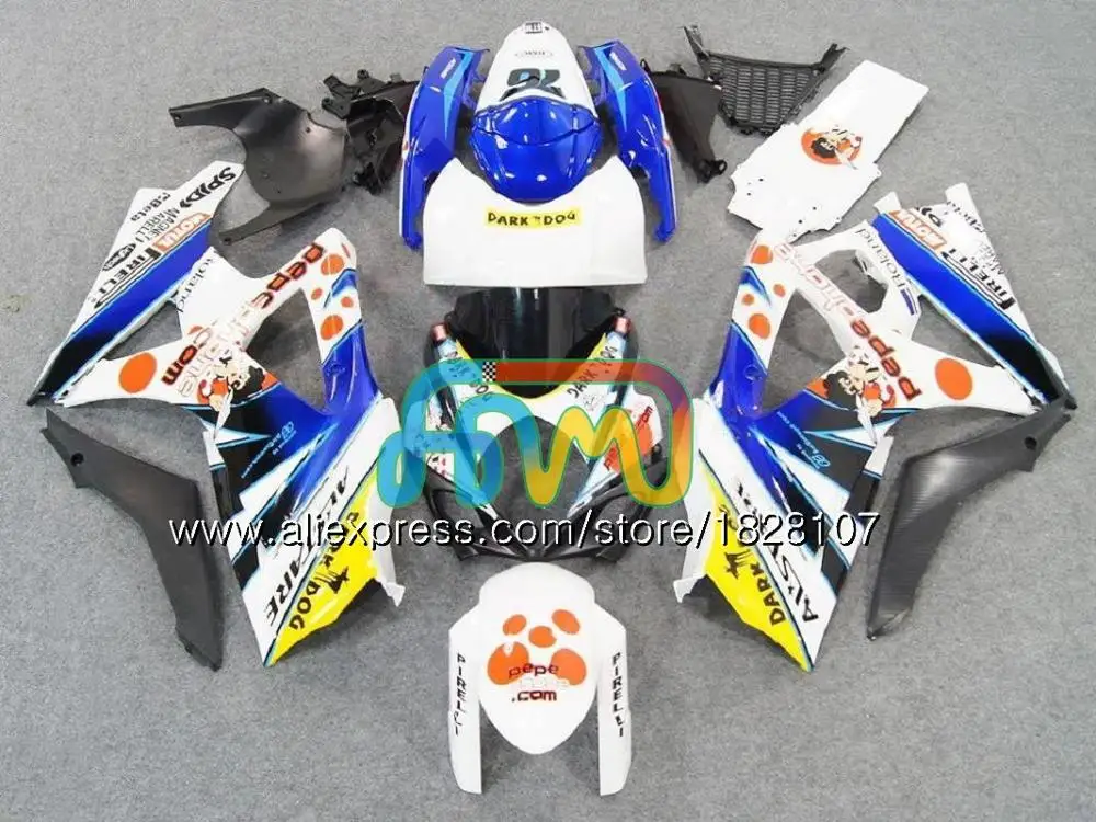 No. 29 Корпус+ бак для SUZUKI желтый blk GSXR1000 CC GSXR-1000 K7 GSXR 1000 1000CC 99BS. 114 GSX-R1000 GSX R1000 07 08 2007 2008 обтекатель - Цвет: No. 29