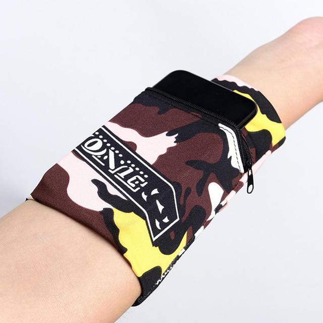 Phone Band Zipper Multifunctional Ankle Wrap Wrist Strap Wallet Storage Bag Case Badminton Basketball Wristband Sweatband