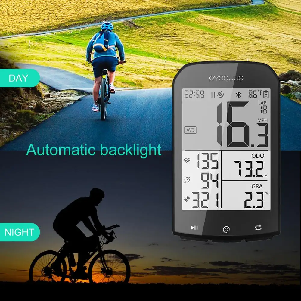 CYCPLUS gps компьютер велосипедный беспроводной водонепроницаемый датчик для мотоцикла спидометр