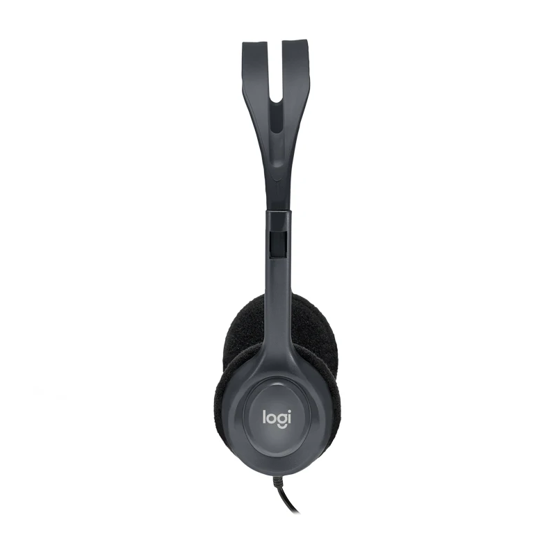 Logitech H111 стерео наушники для студийной съемки с изображением устройства 3,5 мм разъем для наушников для почти платформы и эксплуатации