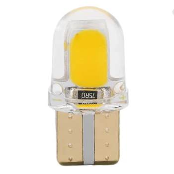 

ICOCO 10pcs/set Car LED Bulbs License Lights Reading Lights Waterproof Short Type Silicone Vehicle Plate Light Bulbs