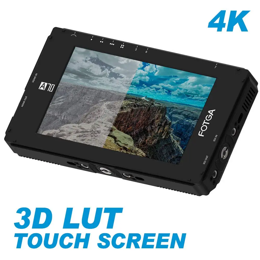  Fotga DP500IIIS A70TLS 7 Inch Touch Screen FHD IPS Video On-Camera Field Monitor3D LUT 3G SDI / 4K 