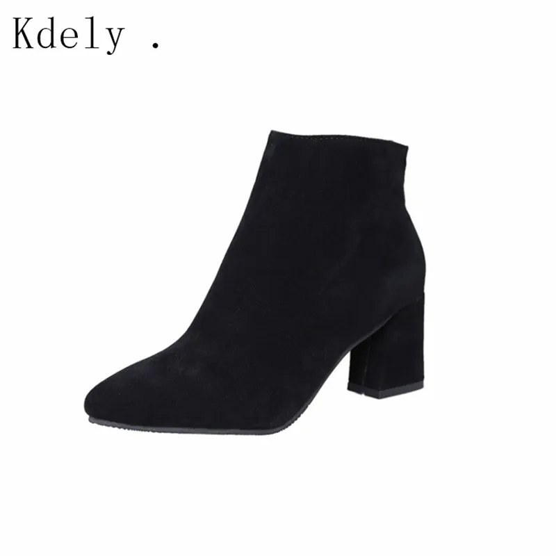 Ceny Kobiety kostki buty żółty kolor buty kobieta zip buty Sexy wysokie obcasy botki buty buty damskie botki