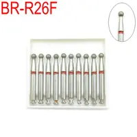 10 sztuk/pudło Dental niska prędkość wiertła diamentowe dla RA 2.35mm Shank rękojeść RA wiertła diamentowe wiertarka polerka 36 modele opcjonalne 5