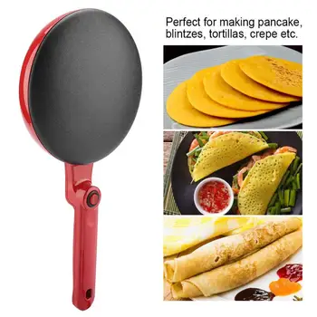 

220V 900W Electric Crepe Maker Pizza Pancake Machine Non-stick Griddle Baking Pan Cake Machine Kitchen Cooking Tools Crepe