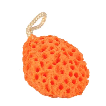 

4 Colors Beauty Soft Sponge Shower Spa Exfoliator Washing Cleansing Scrubber Bath Ball Bathsite Body Clean Shower Tools