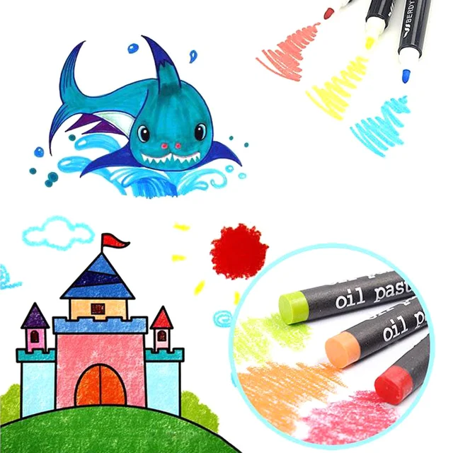 1 Set Dessin Peinture Art Box Set Crayons de Couleur Portable Pour Enfants  Enfants