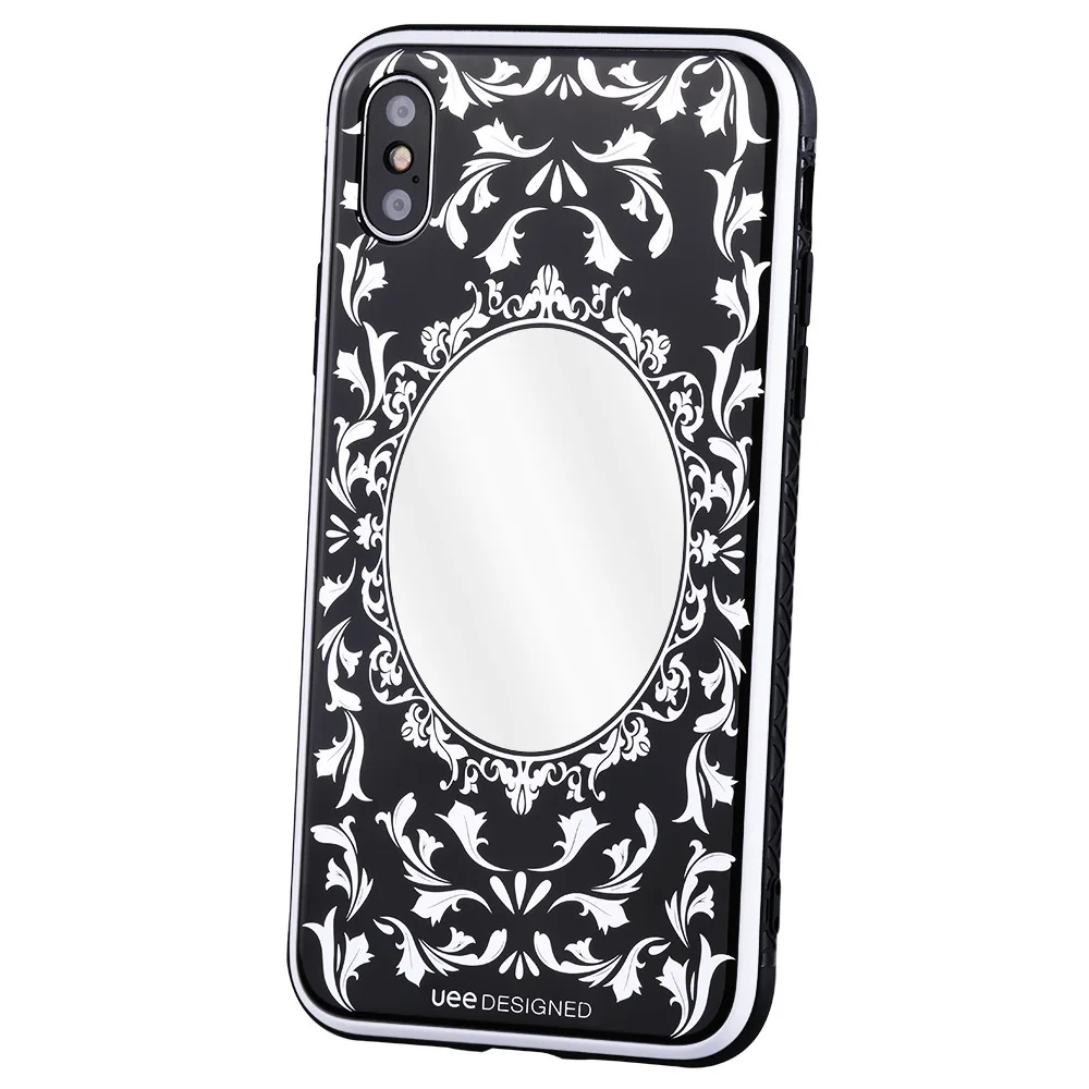 

Hot Sales Applicable iPhone x r Mirror Phone Case Makeup Mirror iPhone X Magic Mirror Soft Edge Protective Case a Generation of