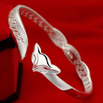 

Women's Vintage 925 Silver Fox Bracelet Gift Jewelry Bracelet Wholesale