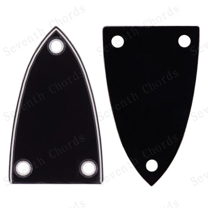 Black Truss Rod Cover Guitar Custom Guitar Truss Rod Covers 2pcs