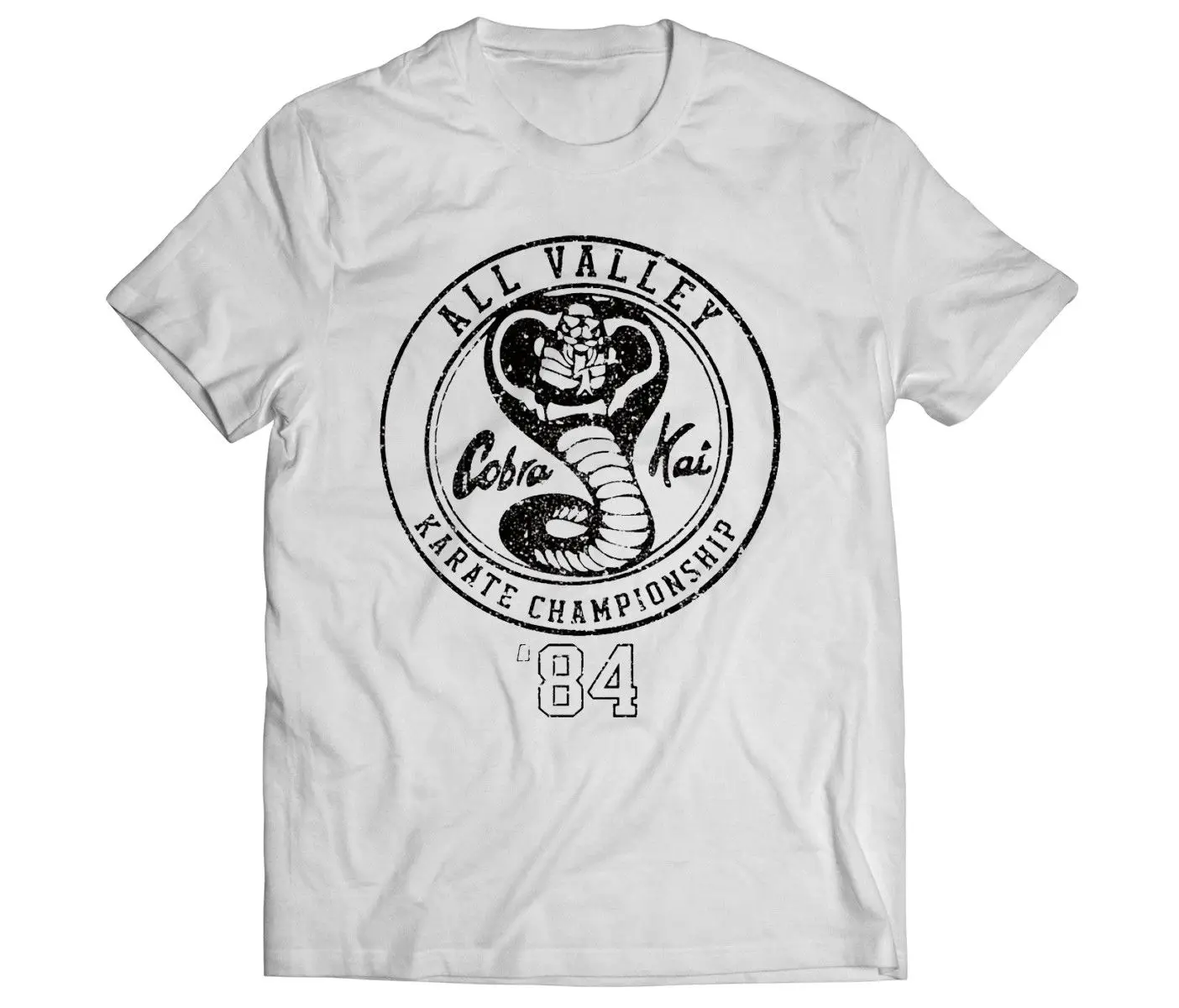 All Valley Karate Competition 1984. Funny Mens Cotton T-Shirt. Cool. 80's Tee Cool Casual pride t shirt men Unisex Fashion | Мужская