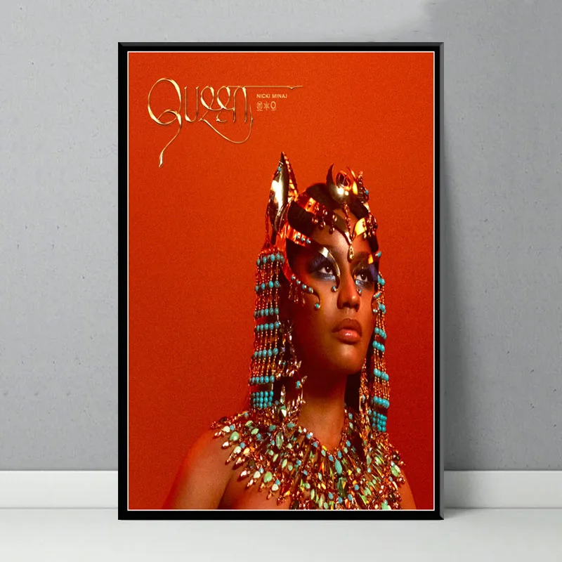 Nicki Minaj queen Chun-Li горячий альбом хип хоп Рэп музыка звезда Искусство Живопись Шелковый Холст плакат настенный домашний декор